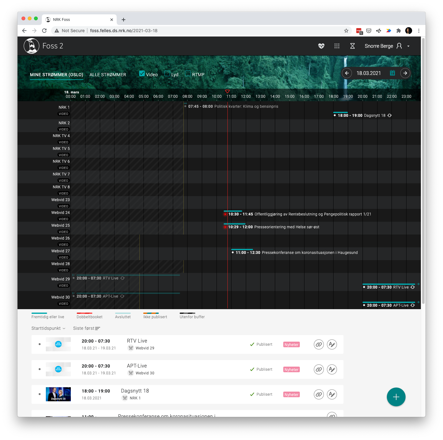 Foss startside